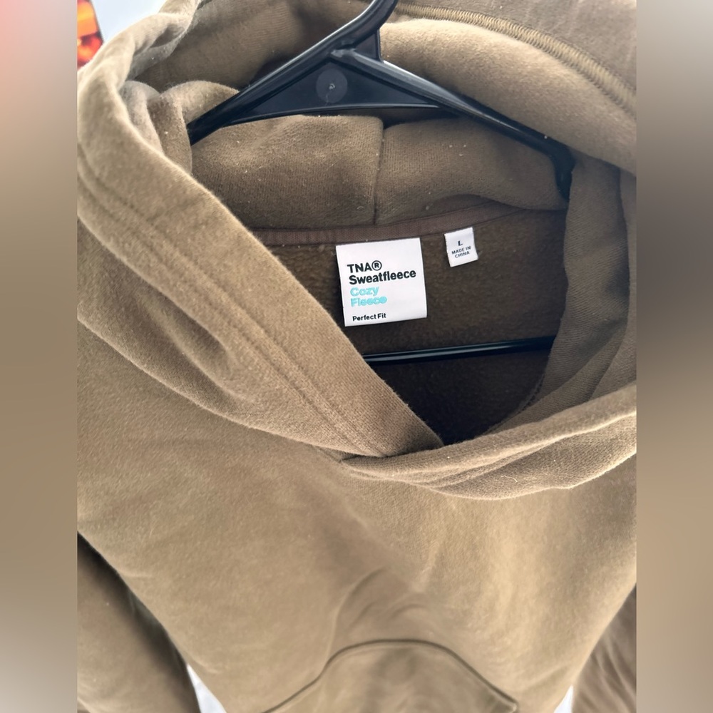 Mire Green Tna cozy fleece sweatsuit